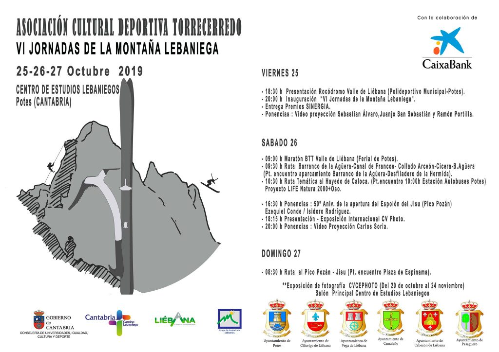 CARTEL JORNADAS MONTAÑA LEBANIEGA